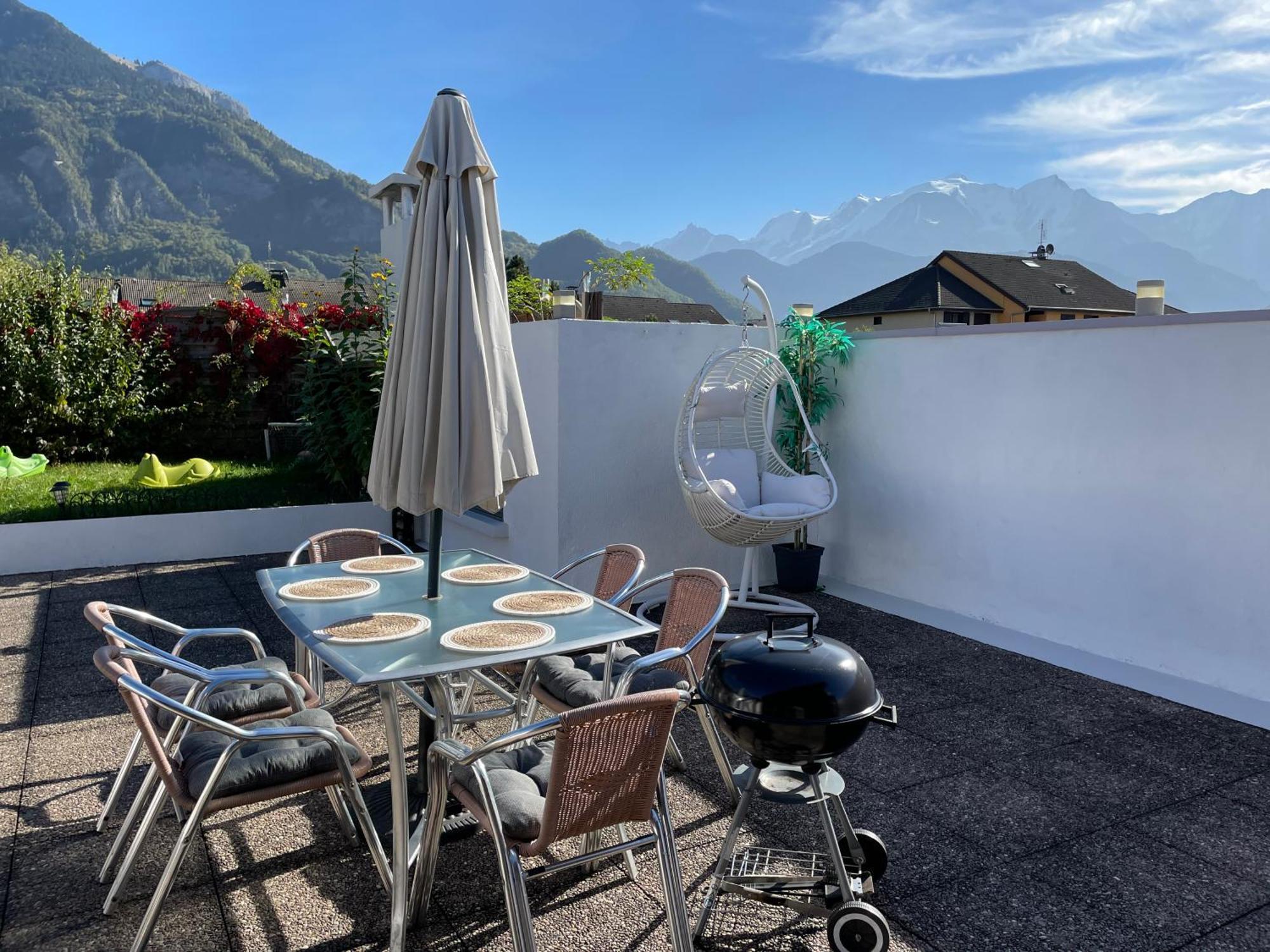 Rooftop 1 - Jacuzzi Prive Au Pied Du Monte-Blanco ซาล็องช์ ภายนอก รูปภาพ