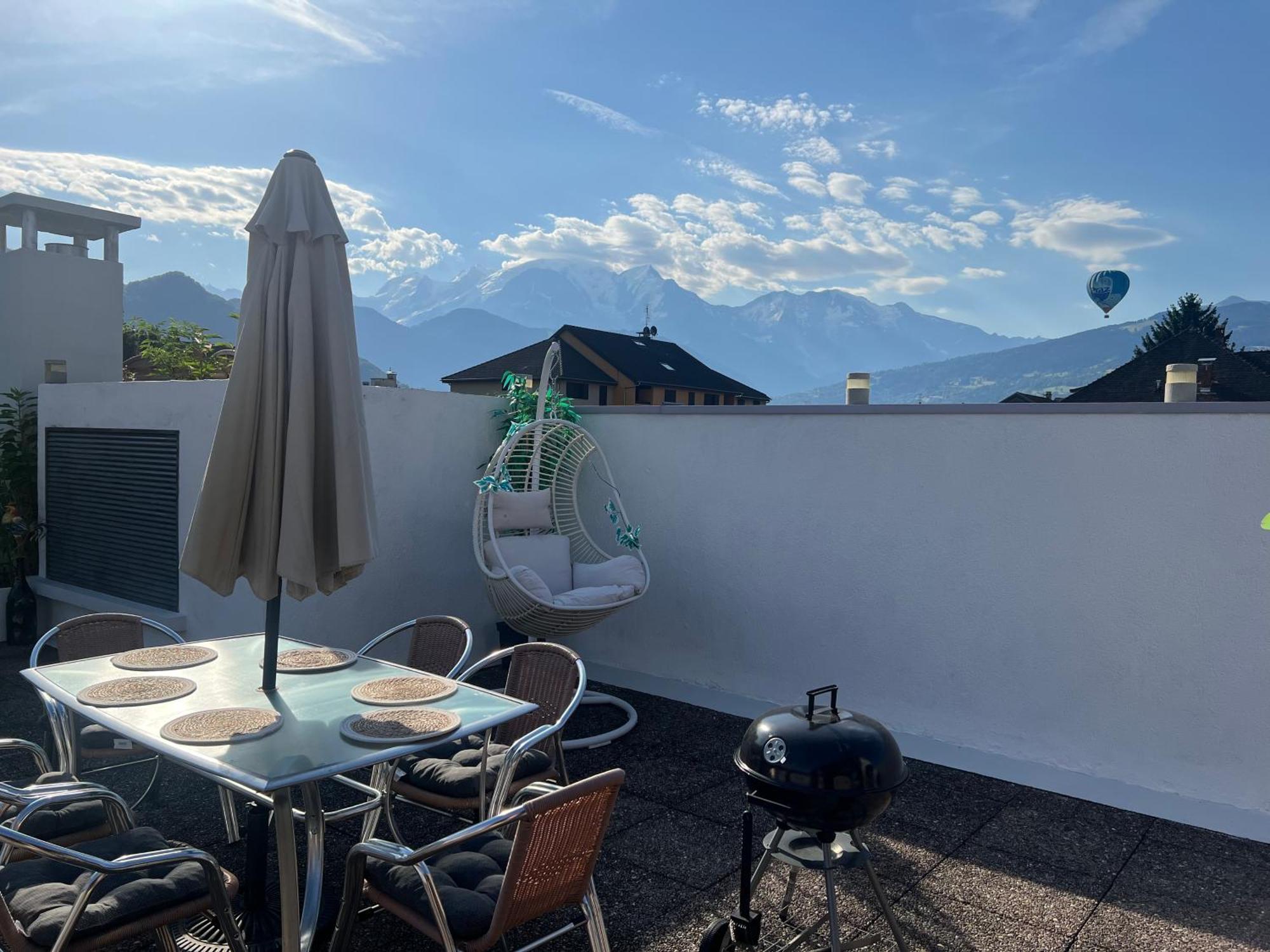 Rooftop 1 - Jacuzzi Prive Au Pied Du Monte-Blanco ซาล็องช์ ภายนอก รูปภาพ